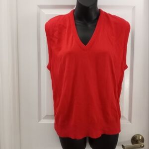 *3 for $30* Red Sleeveless Knit Sweater